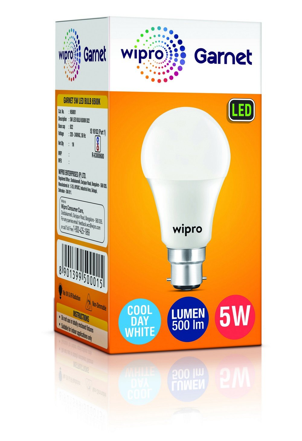 Wipro Garnet  5W Led Bulb